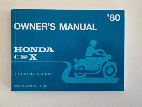 Honda CBX1000 Owner`s Manual 1980 (Replica)